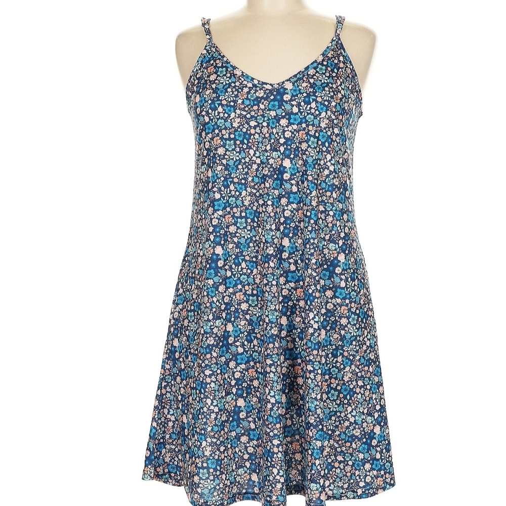 Blue Floral Sundress M
